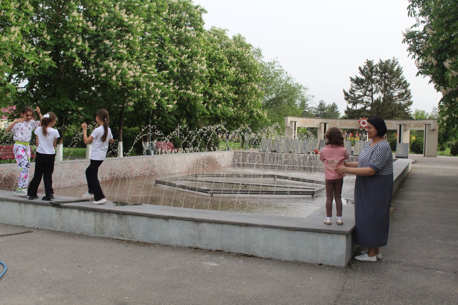На Ставрополье запустили обновлённый за 2 млн рублей фонтан